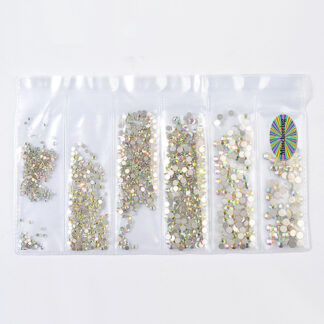 Nail Art Rhinestones Nail Art Accessories Flat Glass Rhinestones