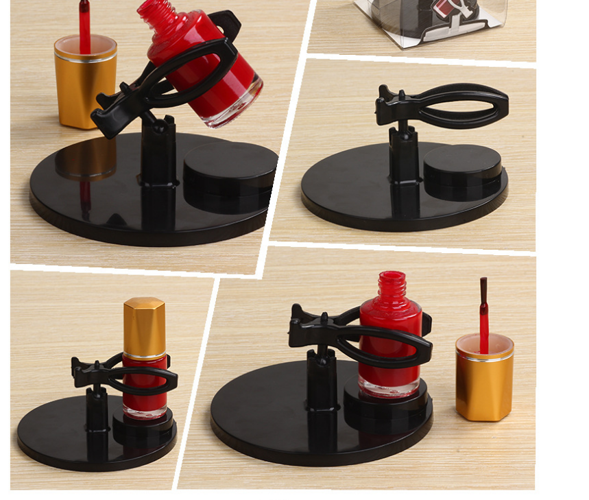 Gel-Bottle-Holder Display Nail-Varnish-Stand Tilt Easy Manicure Hand-Fre
