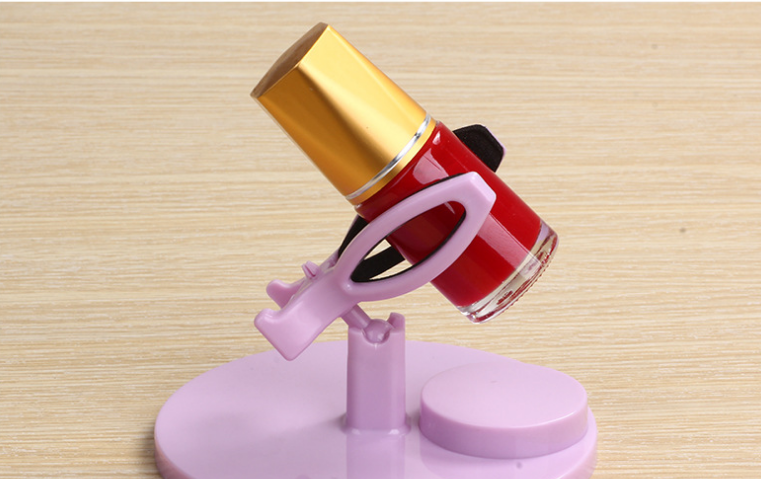 Gel-Bottle-Holder Display Nail-Varnish-Stand Tilt Easy Manicure Hand-Fre