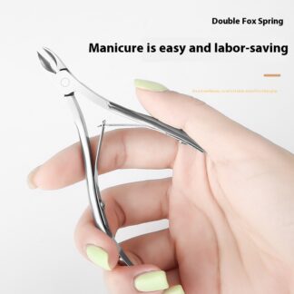 Factory Wholesale Cuticle Nipper Manicure Double Fork Beauty Pliers Ba