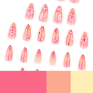 Floral Wearable Nails Detachable Nail Tips