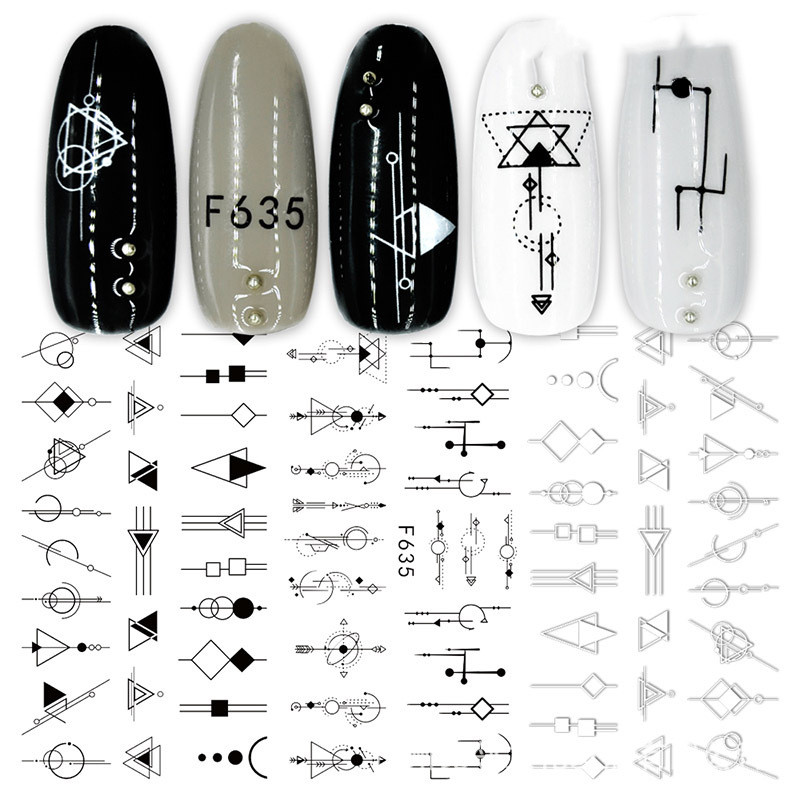 Cross-Border Nail Stickers New Japanese European And American 3D Hot Sta