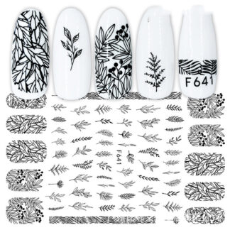 Cross-Border Nail Stickers New Japanese European And American 3D Hot Sta