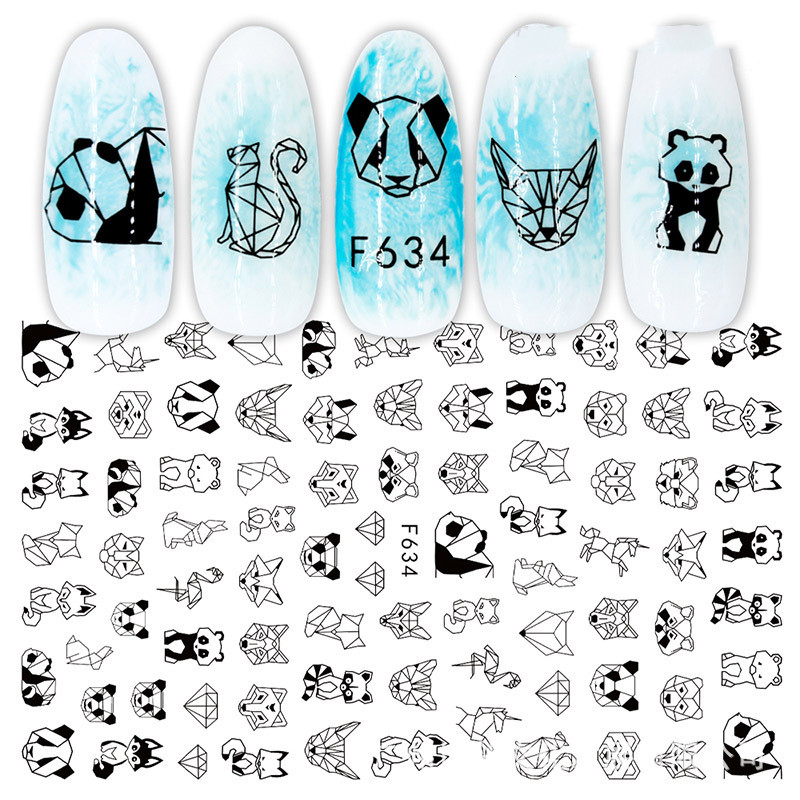 Cross-Border Nail Stickers New Japanese European And American 3D Hot Sta